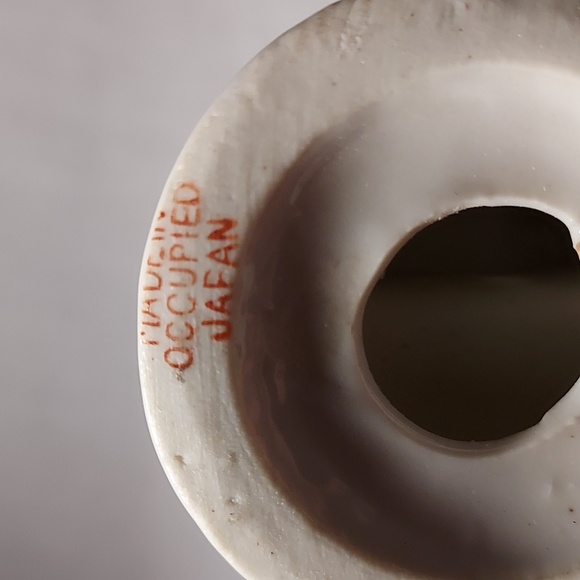 Vintage Made In Occupied Japan  Man French English Man Sitting on Bench - Picture 5 of 8